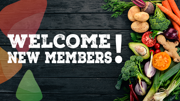 Welcome new members!