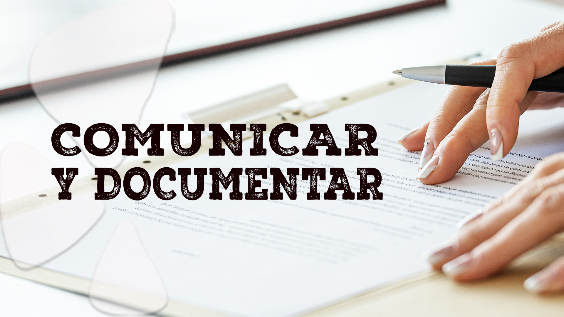 COMUNICAR y DOCUMENTAR